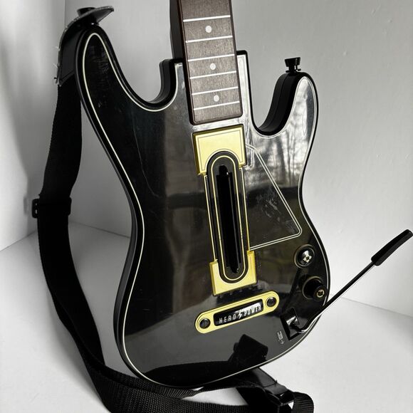 Guitar Hero Live Wireless Black Gold Guitar Style 0000654 For PS3 No Dongle - Picture 2 of 8